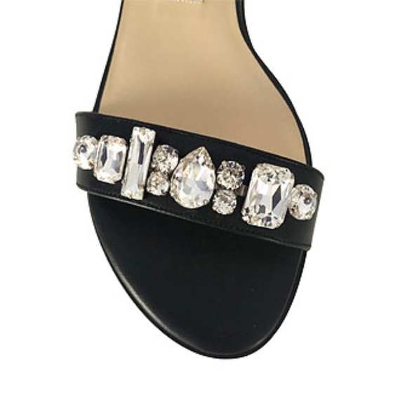 Jimmy Choo Onpa City Flat with Jewel Black Sandals - Picture 5 of 6